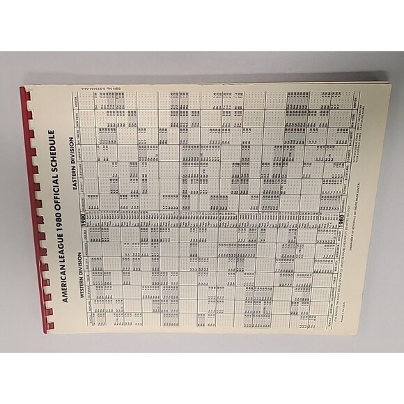 Vintage 1980 The Official American League Red Book 51st Annual Edition Baseball - Picture 7 of 10